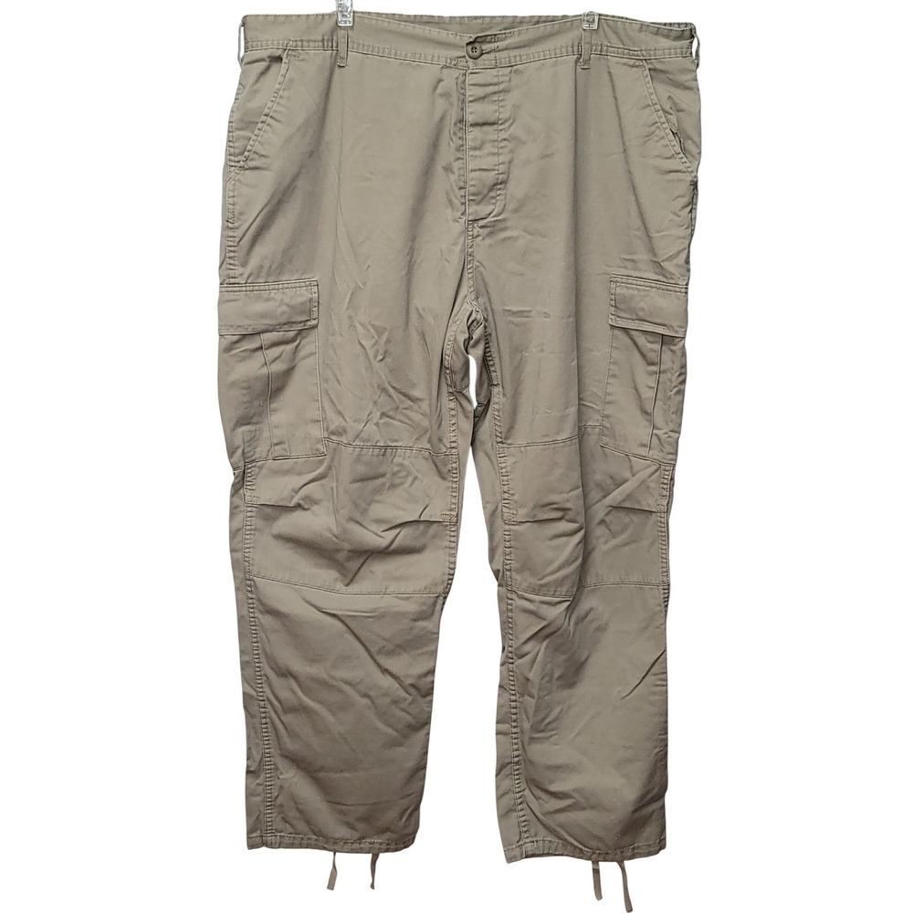 Rothco Battle Men Vintage XL Paratrooper Khaki Military‎ Cargo Pant Y2K Gorpcore